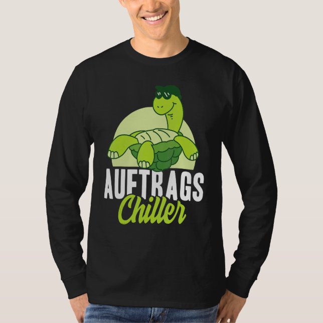 Chiller Slappna av Turtle Critter Coola T Shirt (Framsida)