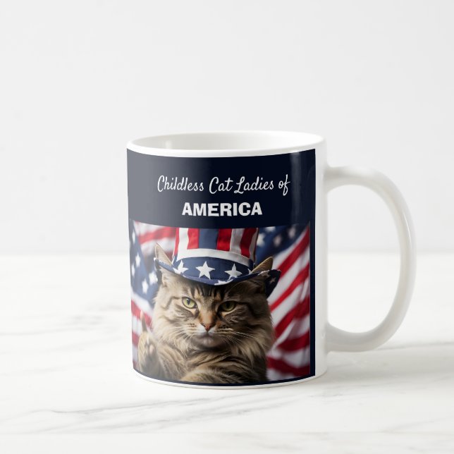 Chilless Cat Dam Amerika Kaffemugg (Höger)