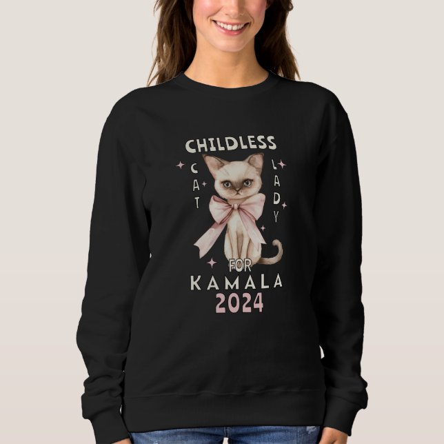 Chilless Cat Dam för Kamala T Shirt (Framsida)