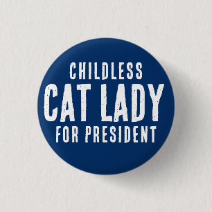 Chilless Cat Dam för president Kamala Harris Knapp