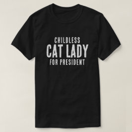Chilless Cat Dam för president Kamala Harris T Shirt