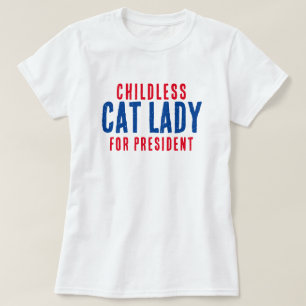 Chilless Cat Dam för president Kamala Harris T Shirt