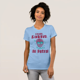 Chilli Goblin On Patrol Curry Lover T Shirt