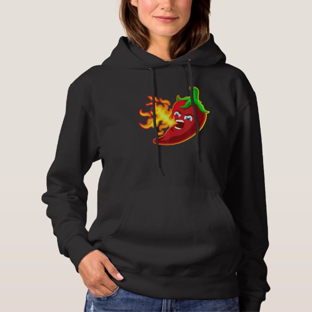 Chilli Het Peppar Andas Eld Kryddstark Chili Sås T Shirt (Framsida)