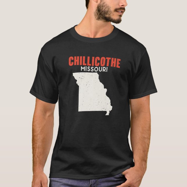 Chillicothe Missouri USA State America Travel Miss T Shirt (Framsida)