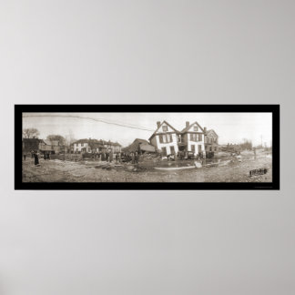Chillicothe OH Flood Photo 1913 Poster