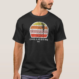 Chillicothe Ohio Vintage Sunset Souvenir T Shirt