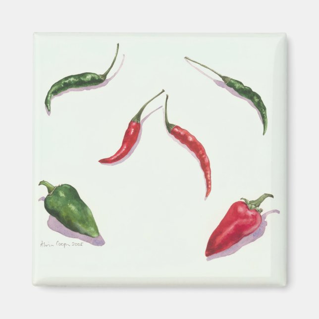Chillies and Peppers 2005 Magnet (Framsidan)
