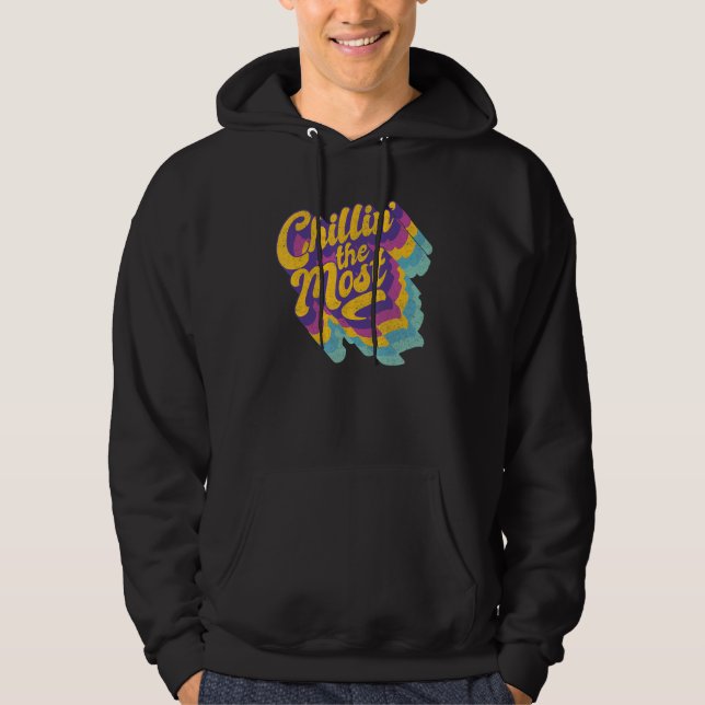 Chillin är den mest avslappnande sommaren Vibes Hoodie (Framsida)