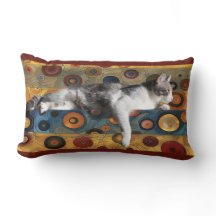 Chillin Cute Cat Pillow