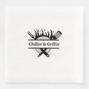 Chillin' & Grillin' Party Napkin' Pappersservett