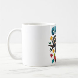 Chillin i min egen värld kaffemugg