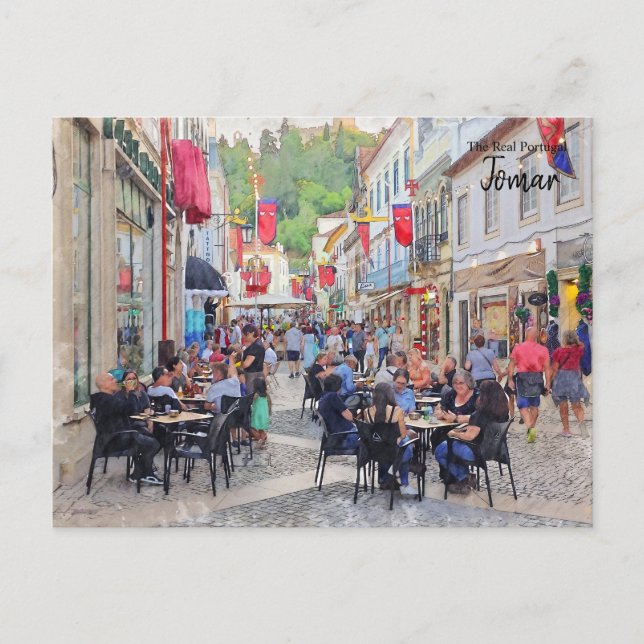 Chillin i Tomar, Portugal Vykort (Framsida)
