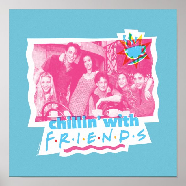 Chillin med FRIENDS™ Poster (Framsidan)
