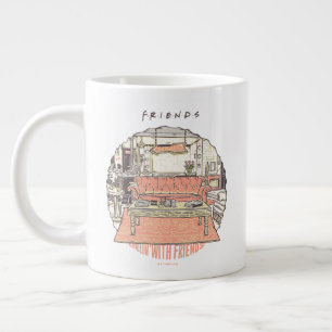 Chillin med FRIENDS™ Tecknad Jumbo Mugg