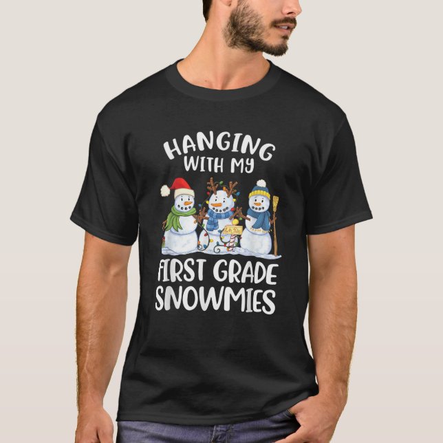 Chillin med min första Klass-snutare lärare Julaft T Shirt (Framsida)
