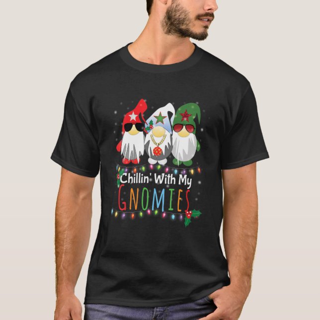 Chillin med min Gnomies fantastiska julgåva T Shirt (Framsida)