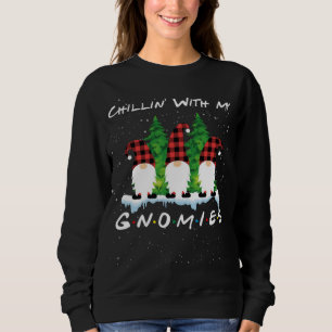 Chillin med min Gnomies Funny Gnome Friend Kristus T Shirt