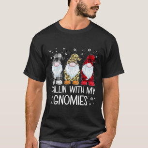 Chillin med min Gnomies Funny Kids Familjegnomes T Shirt
