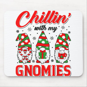 Chillin med min Gnomies jultomten Hat Gnome Musmatta