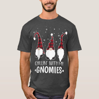 Chillin med min Gnomies Santa Gnome jul Paja T Shirt