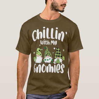 Chillin med min Gnomies St patricks day Irish Sham T Shirt