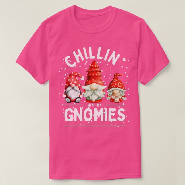 Chillin med min jultomte t shirt (Design framsida)