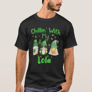 Chillin med min Lola-Grönt Play Gnomes St Patrick T Shirt