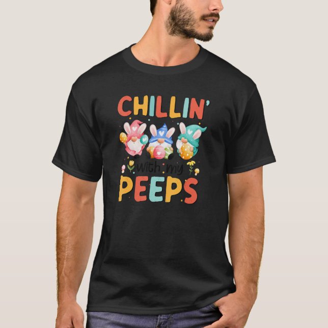 Chillin med min pepsfonnome Bunny Påsk Girl T Shirt (Framsida)