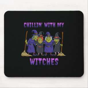 Chillin med min Witches Halloween-Roligt Musmatta