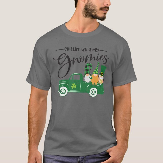 Chillin med mina domäner med gamla St patricks day T Shirt (Framsida)