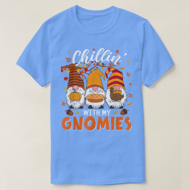 Chillin med mina domäner, tre Gnomes som håller i  T Shirt (Design framsida)