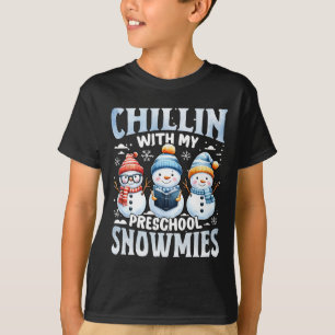 Chillin med mina förskolesnömier Julafton ger till T Shirt