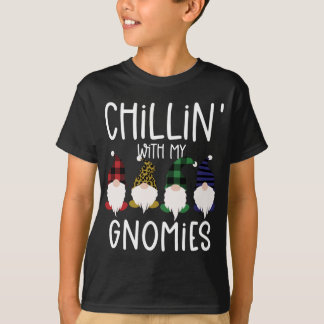 Chillin med mina Gnomies play Leopard Gnomes T Shirt