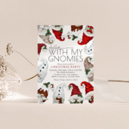 Chillin med mina jultomter Party Inbjudningar
