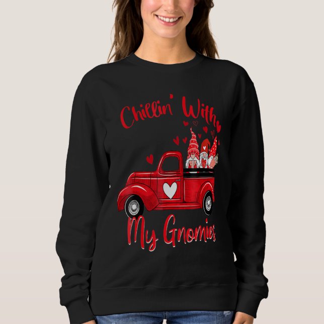 Chillin med mina nomier närvarande för kvinnor t shirt (Framsida)