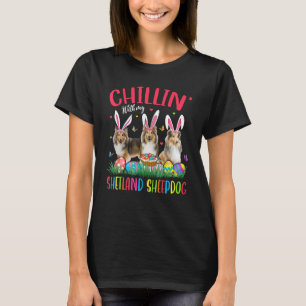 Chillin med mina Påskägg i Shetland Sheepdog T Shirt