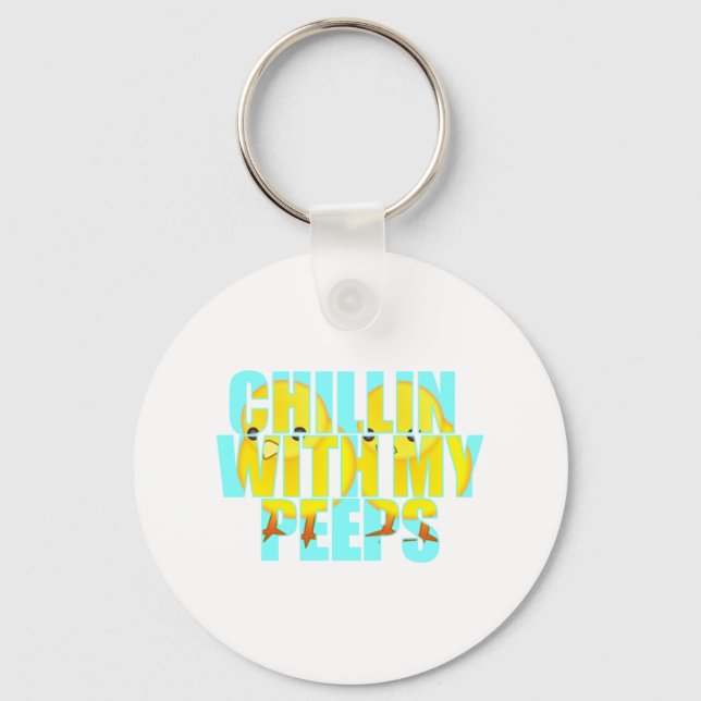 Chillin med mina pepar nyckelring (Framsida)