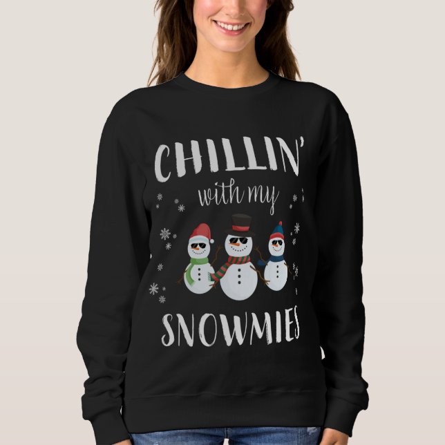 Chillin med mina snömier... -..................... t shirt (Framsida)