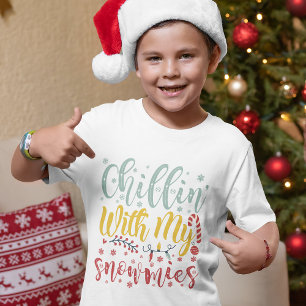Chillin med mina snutar... Cute FUNNY Jul T Shirt