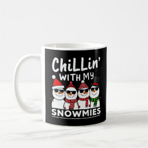 Chillin med mina snutar, fina Snögubbe-julen Kaffemugg