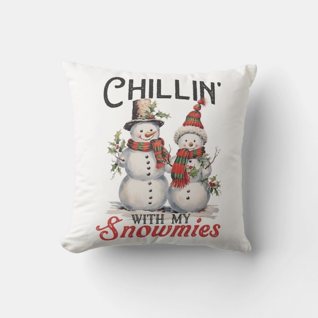 Chillin med mina snutar kudde (Framsida)