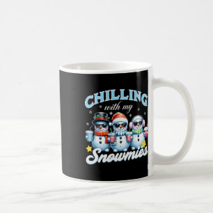 Chillin med mina snutar, Snögubbe Jul K Kaffemugg