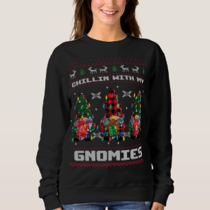Chillin med mina vänner Christma Pajamas T Shirt