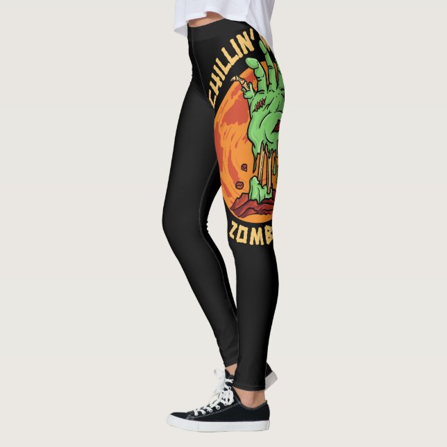  Chillin med mina Zombies Leggings (Vänster)
