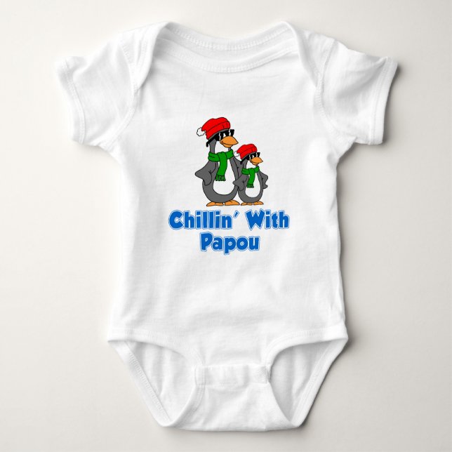Chillin med Papou T-shirt (Framsida)