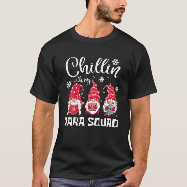 Chillin med Para Squad-julen T Shirt (Framsida)