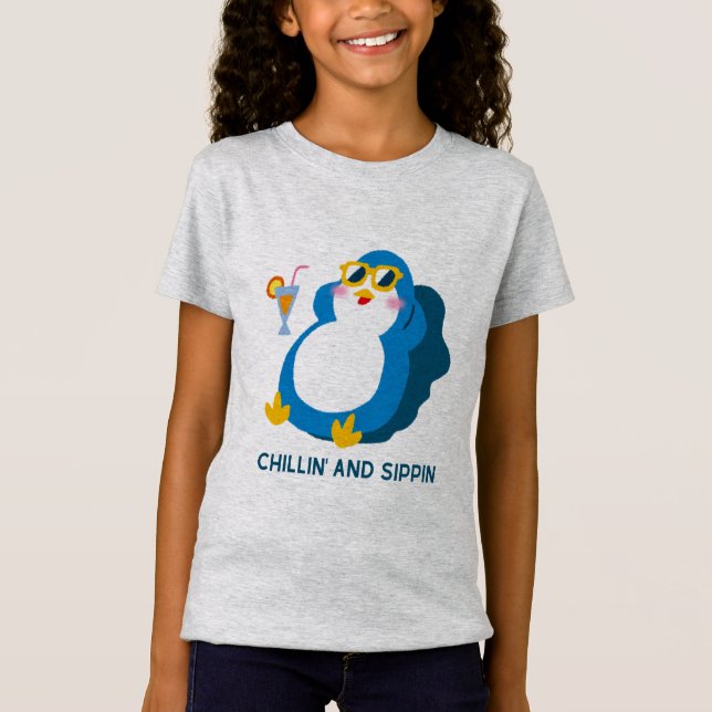 Chillin' och Sippin' T Shirt (Framsida)
