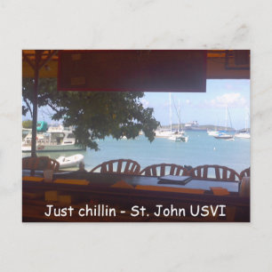 Chillin' på St. John Vykort