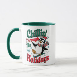 Chillin' Penguin – Högtids Snö Kul Mugg